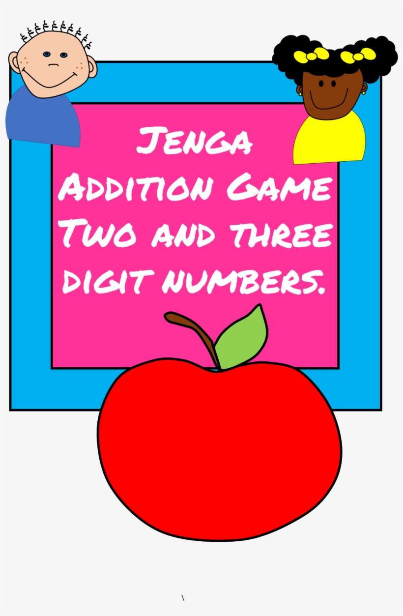 This Is A Jenga Game That Can Be Used During Math Centers, transparent png download