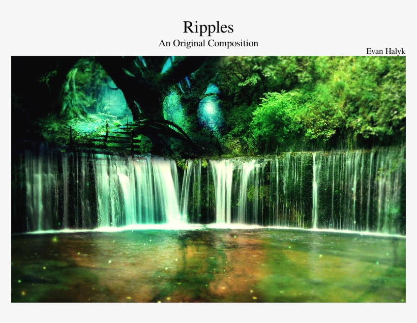Ripples - Shiraito Falls, transparent png download
