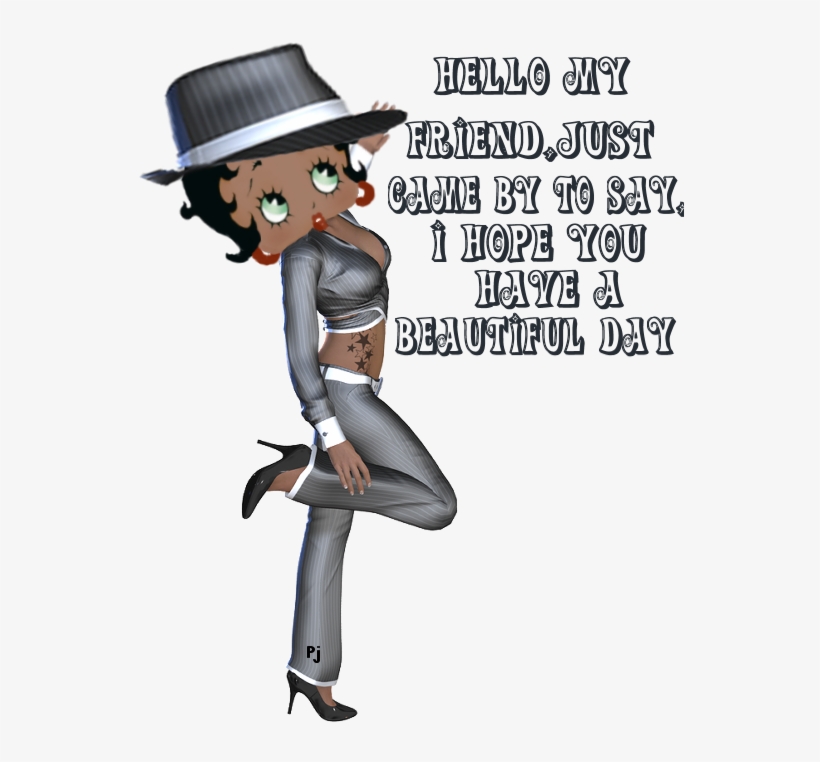 Betty Boop, Have A Beautiful Day - Betty Boop Have A Great Day, transparent png download