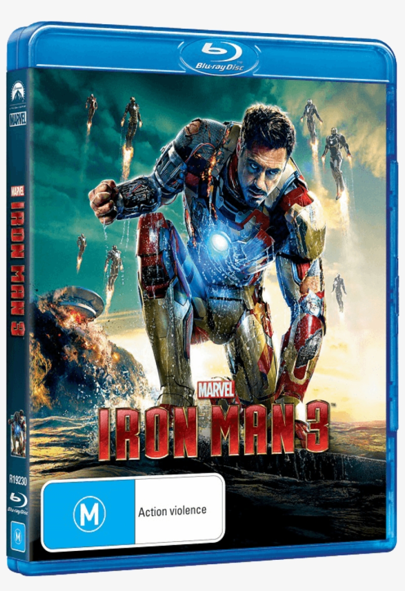 Iron Man 3 Flying Onto Home Media August 28th - Iron Man 3 2013 Bluray, transparent png download