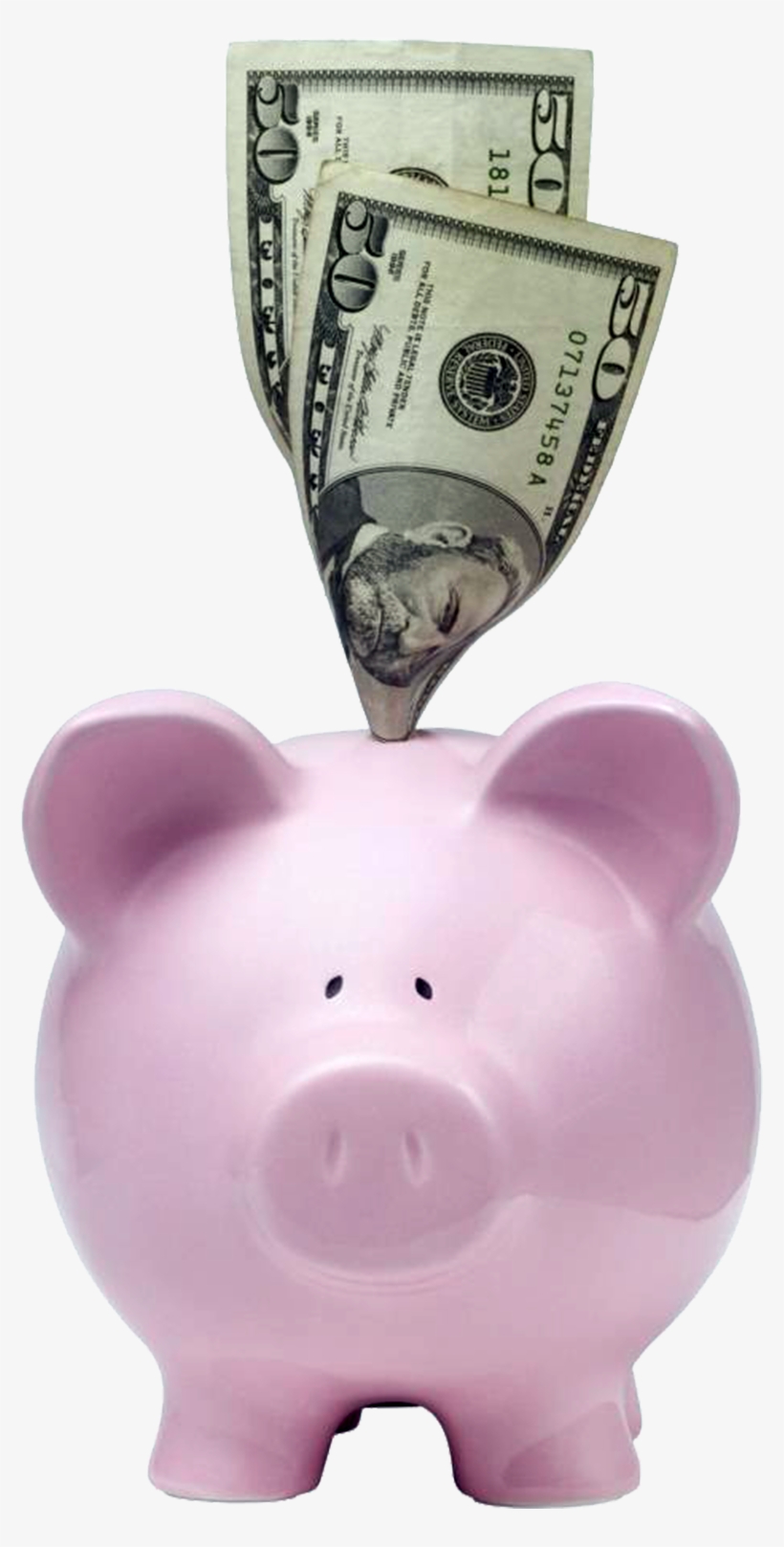 Money In Piggy Bank, transparent png download