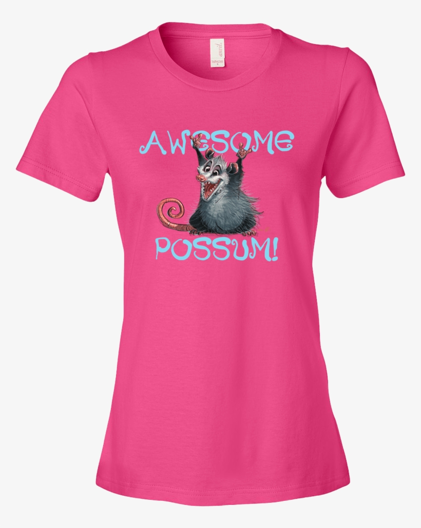 “awesome Possum” Ladies Tee - Va 11 Hall A Slut Shirt, transparent png download