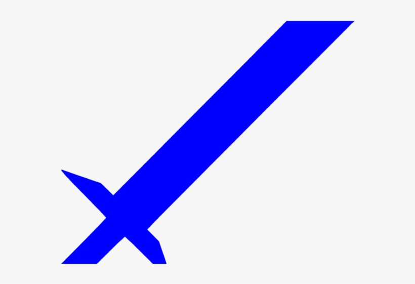 Sword Clipart Blue, transparent png download