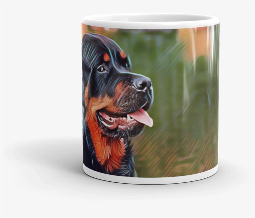 Rottweiler Coffee Mug - Rottweiler, transparent png download
