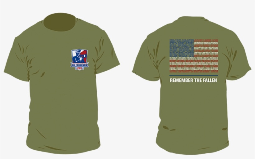 2019 Run To Remember T-shirt - T Shirt, transparent png download