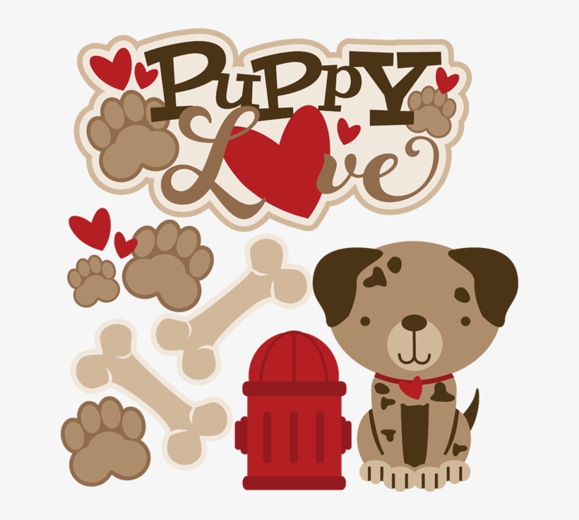 Puppy Love Svg, transparent png download