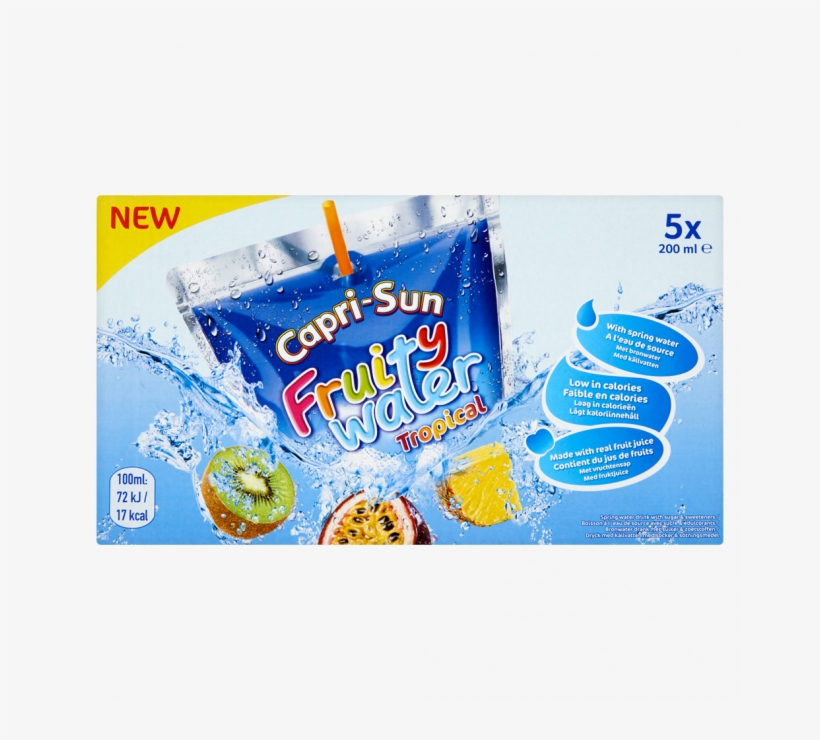 Capri Sun Fruity Water, transparent png download