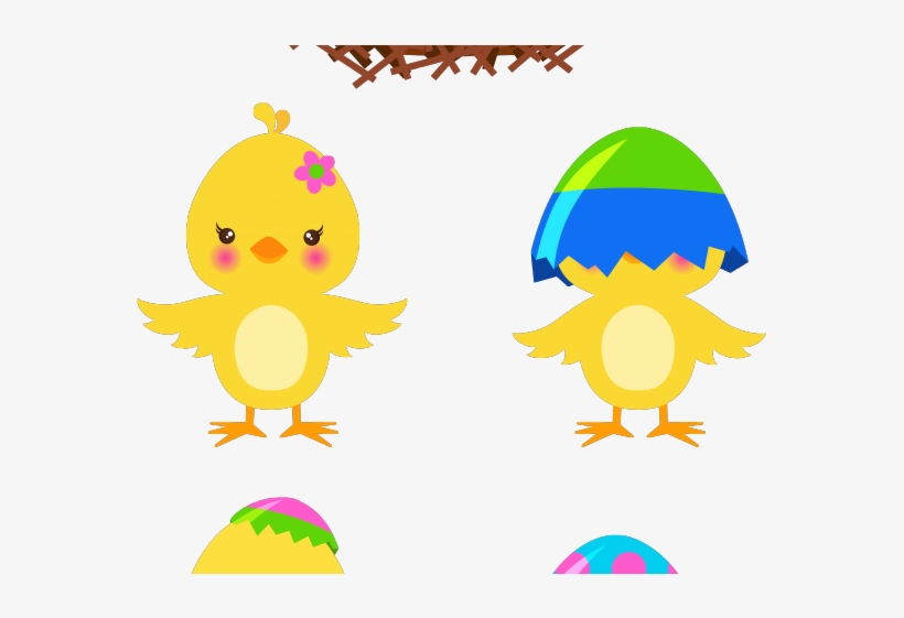 Chick Clipart Easter - Clip Art, transparent png download