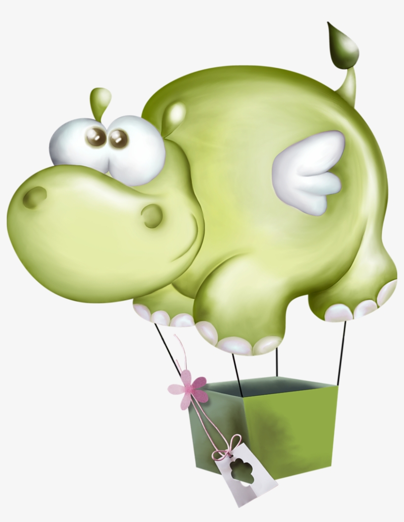 Hippo Hippopotamus Images, Jungle Animals, Hot Air - Hipopotamo Rosado Png, transparent png download