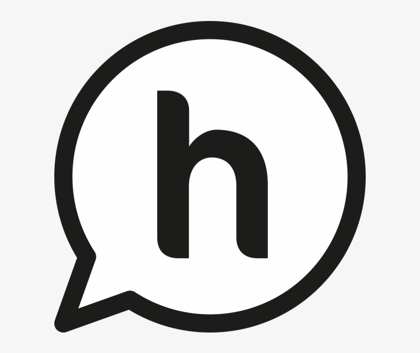 The Logo Is A Bright, Colourful 'h' Logo That Sits - Line Art, transparent png download