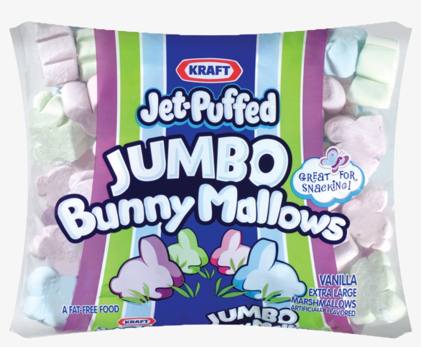 Jumbo Bunnymallows - Jet Puffed Marshmallows, transparent png download