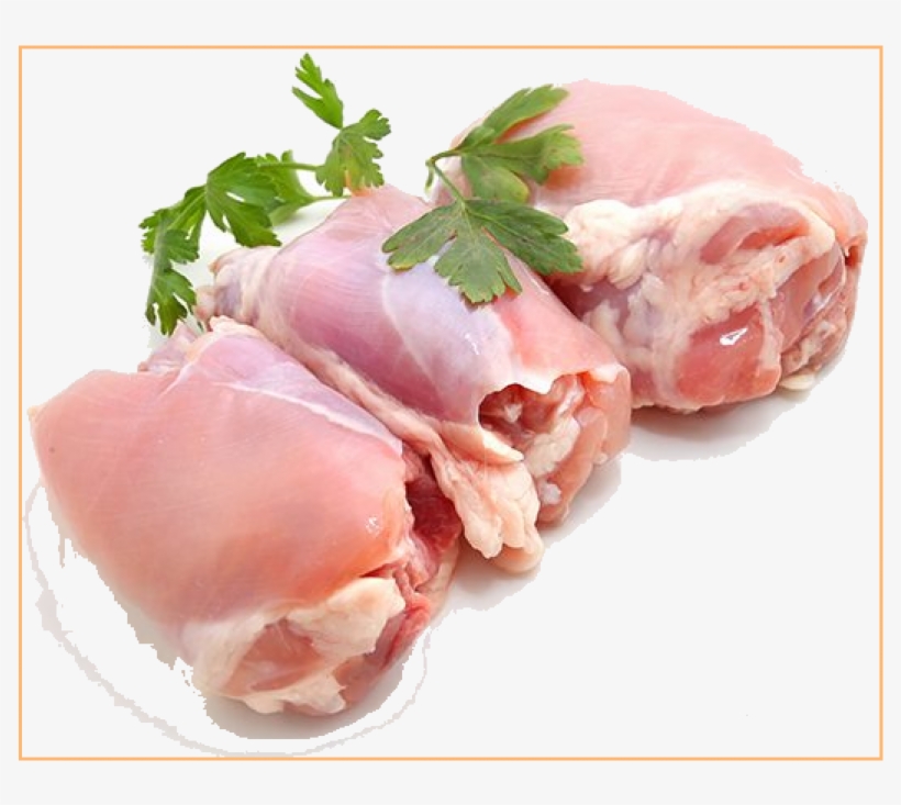 Chicken Thighs Raw Boneless, transparent png download