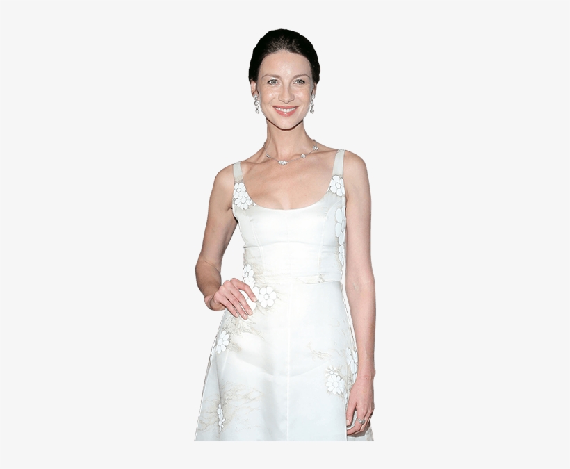 Caitriona Balfe In White, transparent png download