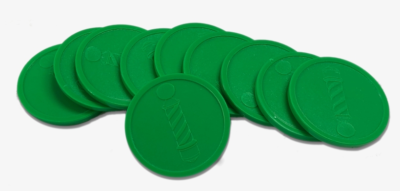 Barber Pole Green Token - Reptile, transparent png download