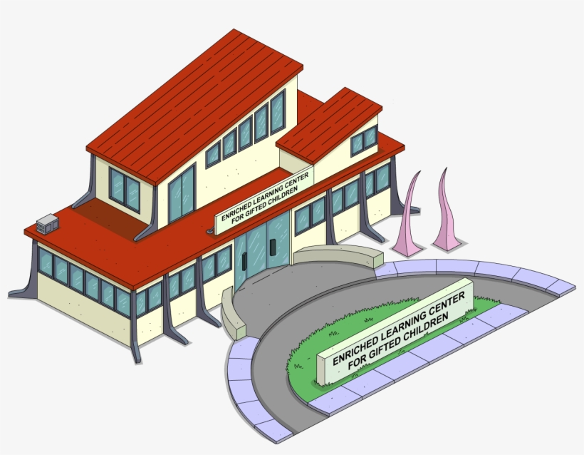 Enriched Learning Center - Simpsons Enriched Learning Center, transparent png download