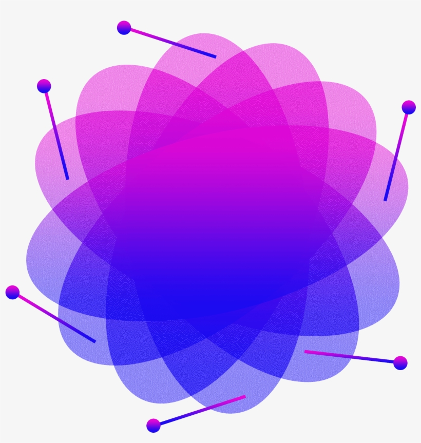 Blue Violet Gradient Technology Sense Ring Texture - Unify Software And Solutions Gmbh & Co. Kg., transparent png download