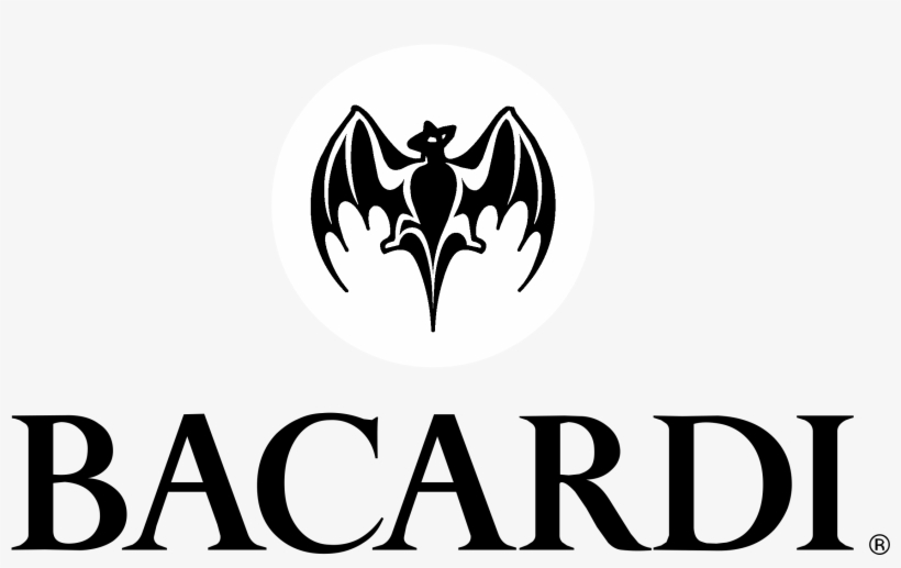 Bacardi Logo Black And White, transparent png download