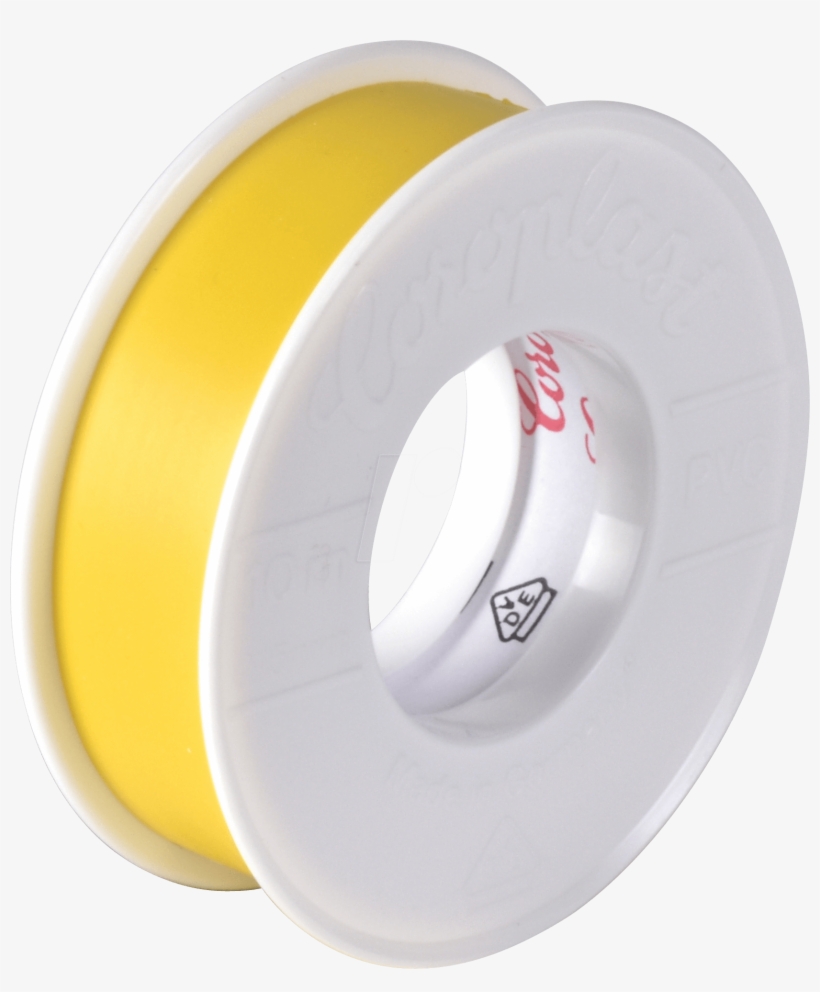 Vde Electrical Insulation Tape, 10 M, 15 Mm, Yellow - Circle, transparent png download