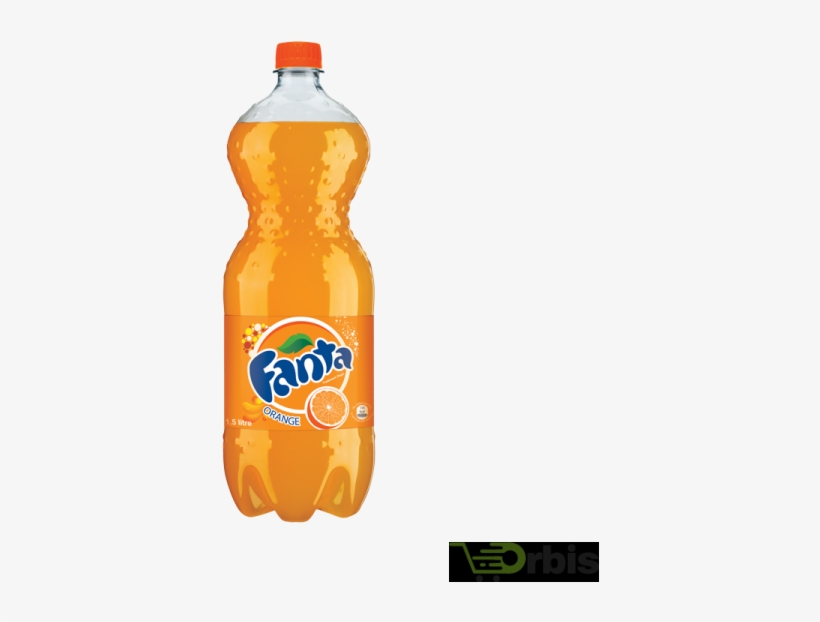 Fanta Orange 1.5 L Png, transparent png download