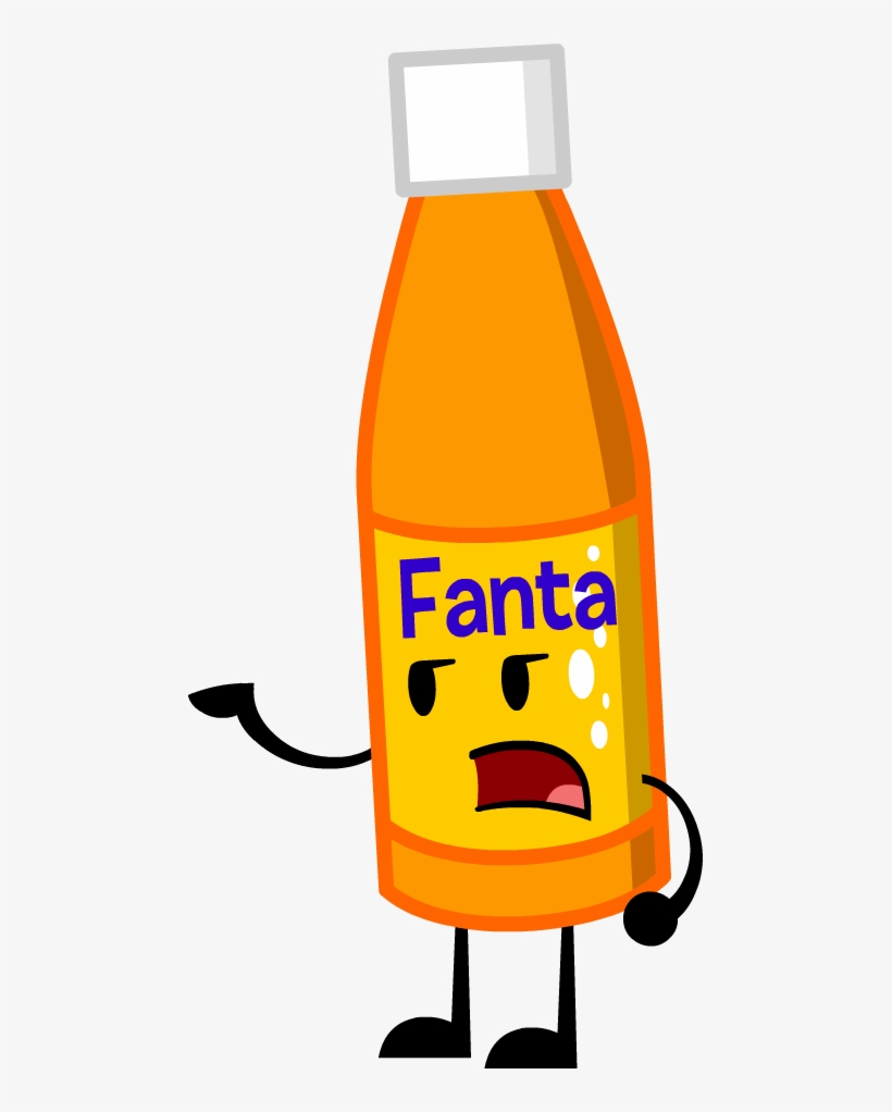 Fanta By Kitkatyj - Fanta Bottle Clipart, transparent png download