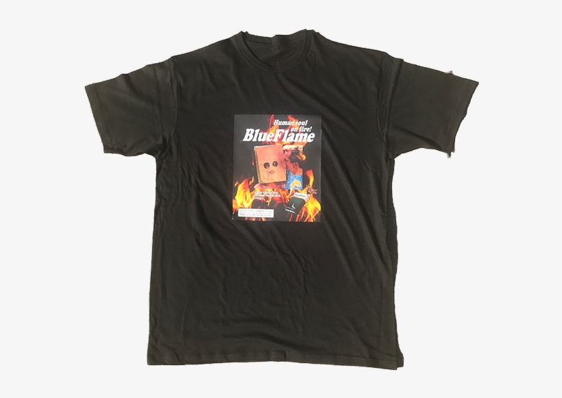 Image Of Blue Flame Hsof Rojo Flame Tee - Active Shirt, transparent png download