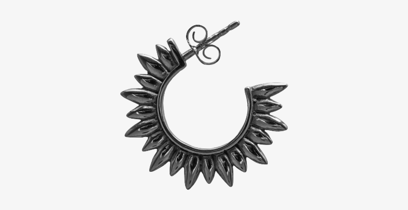 Blue Billie Hoop Earring Sun Black Jewellery Bb5 H6 - Marca Precios Png, transparent png download