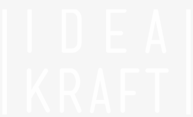 Ideakraft Logo Final-white - Black-and-white, transparent png download