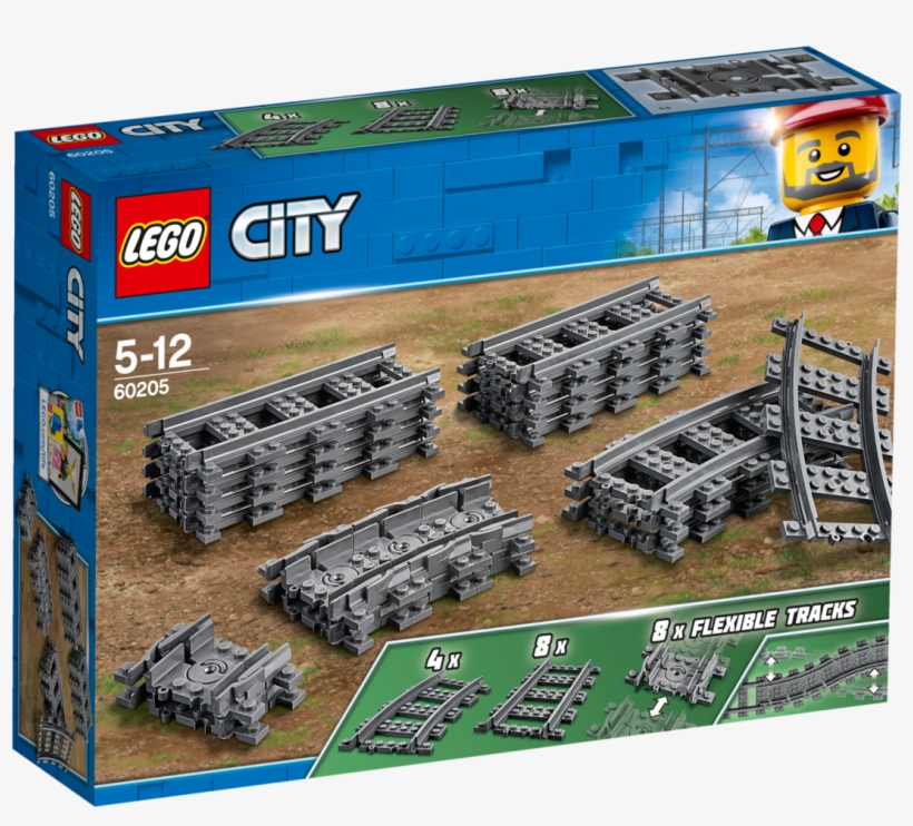 52070 - Lego Train Track 60205, transparent png download