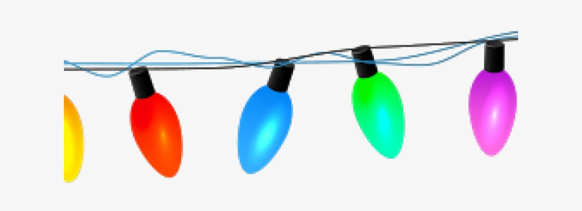 Drawn Christmas Lights Light Clipart - Clip Art, transparent png download