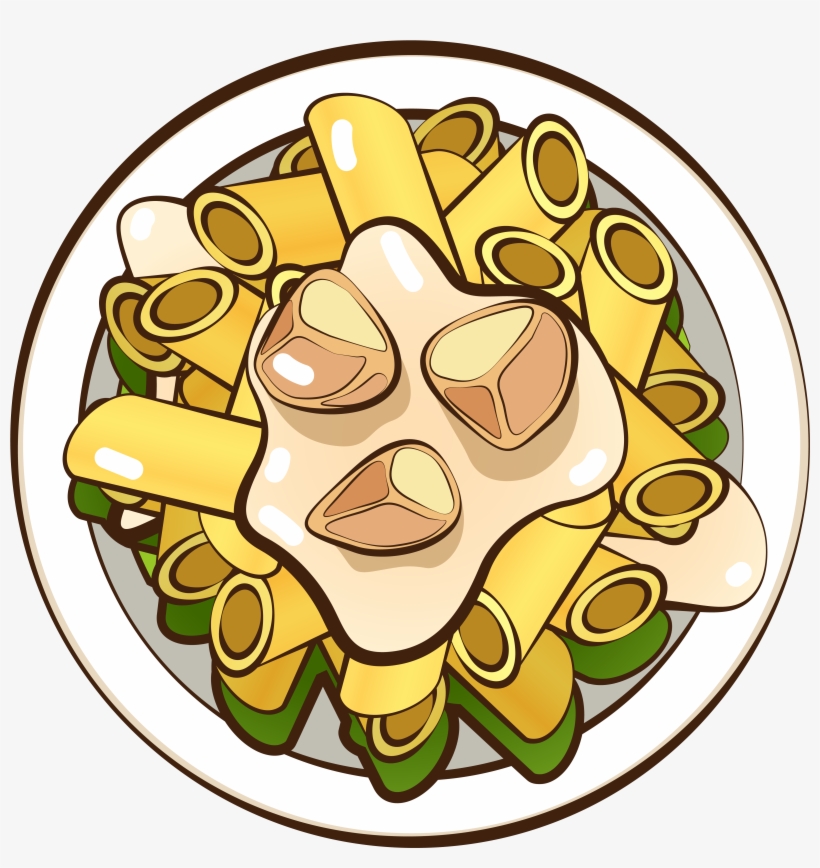 Macaroni Gourmet Food Hand Drawn Png And Vector Image, transparent png download