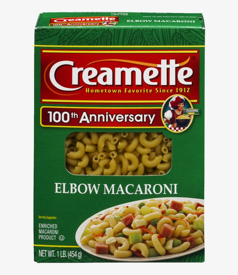 Creamette Elbow Macaroni, 1 Lb - Creamette Elbow Macaroni, transparent png download