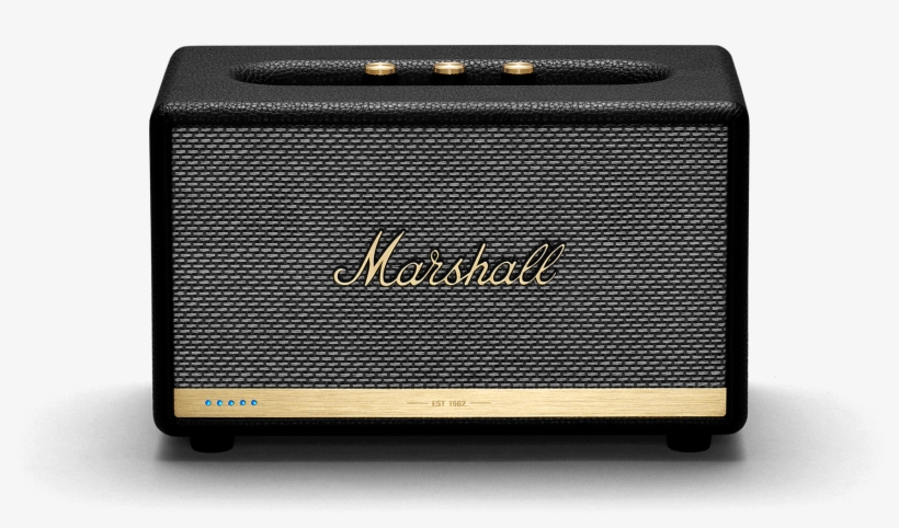 Acton Ii Voice Black With Amazon Alexa - Marshall Acton Ii Voice, transparent png download