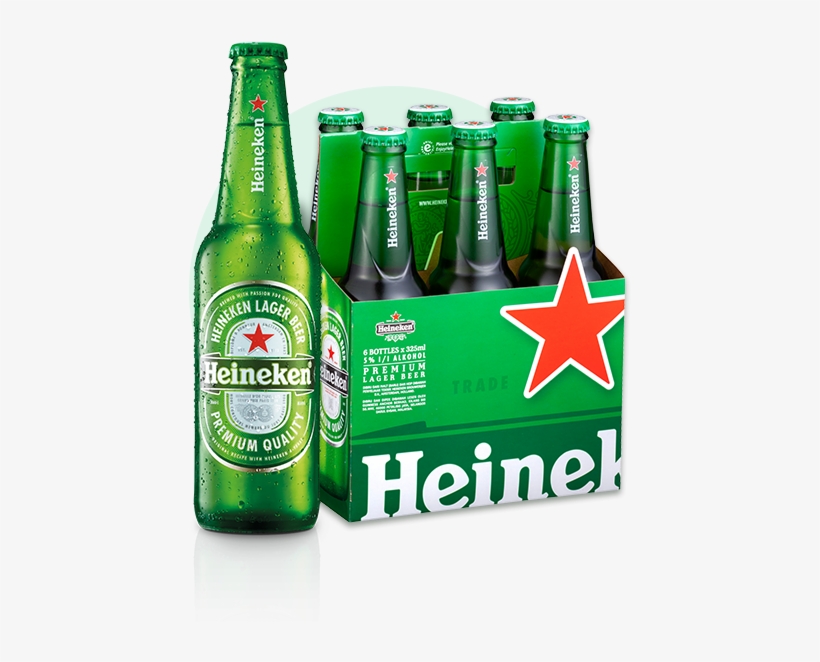 Heineken® - Heineken 8.5 Oz 6 Pack, transparent png download