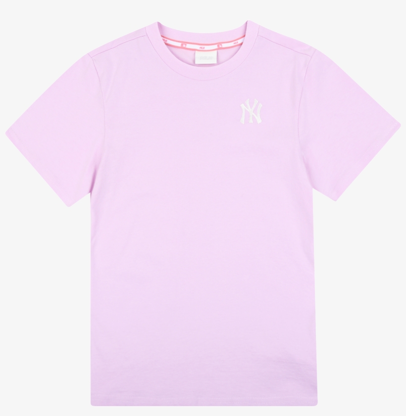 New York Yankees Back Big Logo Short Sleeved T-shirt - T-shirt, transparent png download