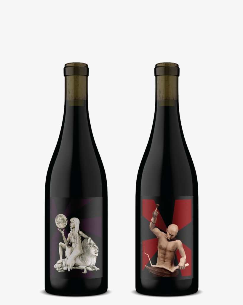 For The Uninitiated, These Are Kiona Made Wines With - Glass Bottle, transparent png download