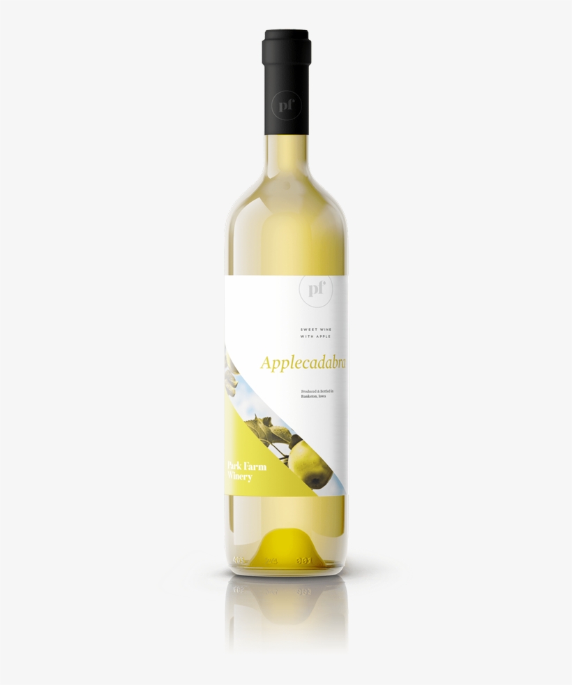 Applecadabra Image - Glass Bottle, transparent png download