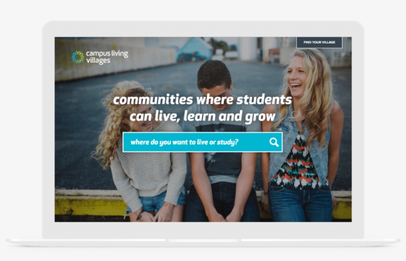 Campus Living Villages Creates Communities For Students - Universities Websites Design, transparent png download