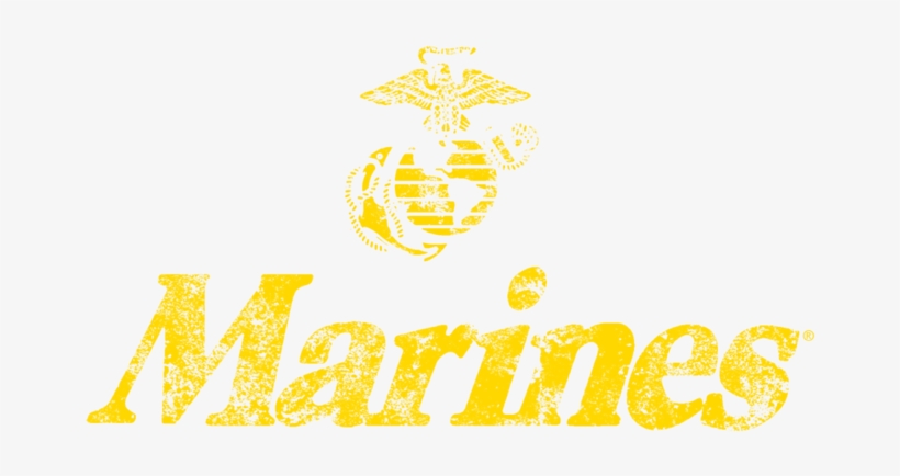 Marine Corps Retro Logo Men's Regular Fit T-shirt - Black And White Marine Corps, transparent png download