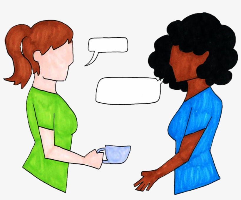 Tea, Cake And 'herstory' - Cartoon, transparent png download