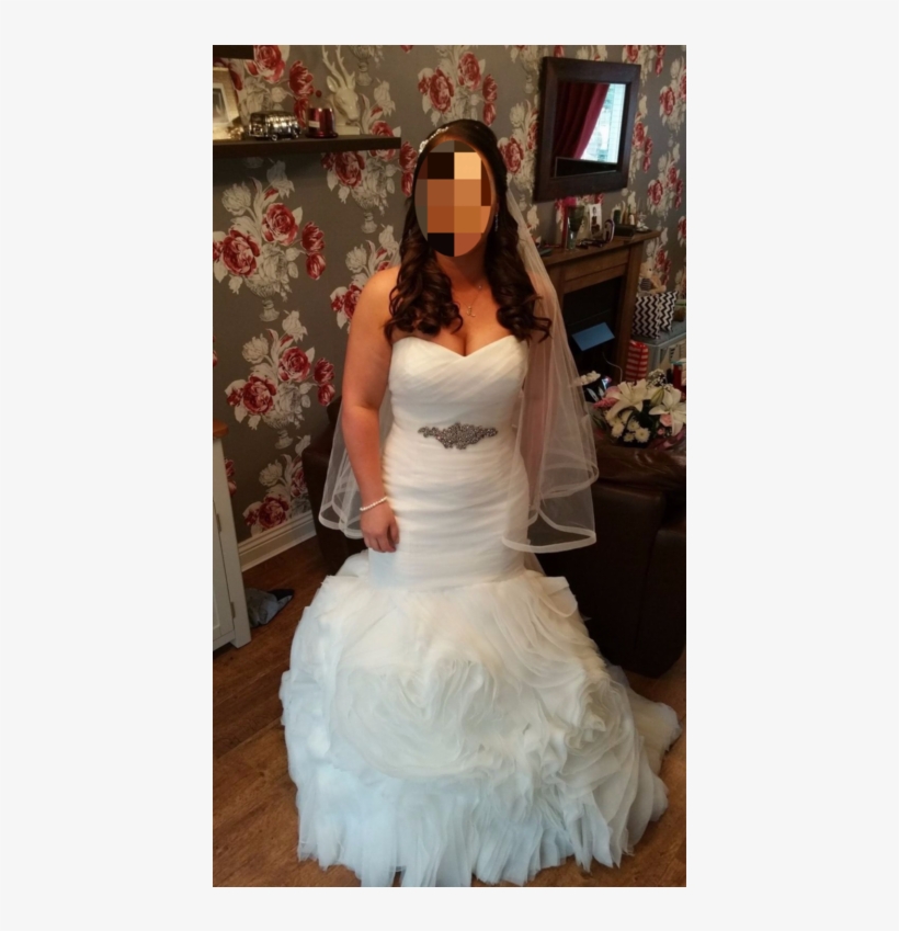 New Off White Veil - Wedding Dress, transparent png download