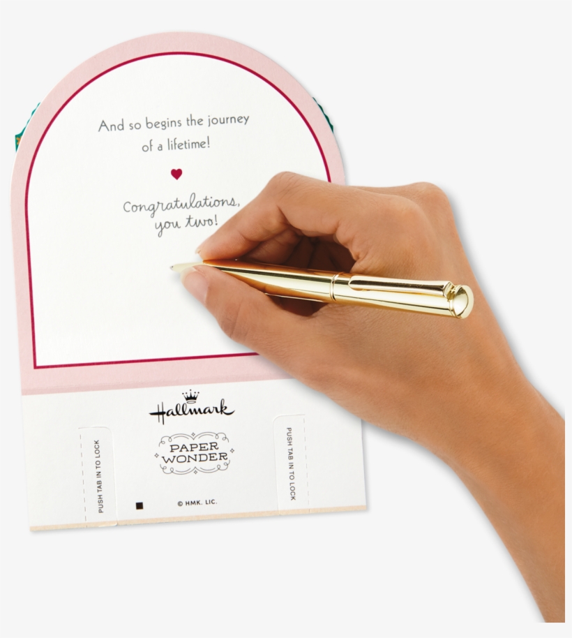 Just Married Car Pop Up Wedding Card - Document, transparent png download