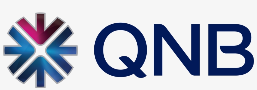 Logo Arrow Text - Qnb Group, transparent png download