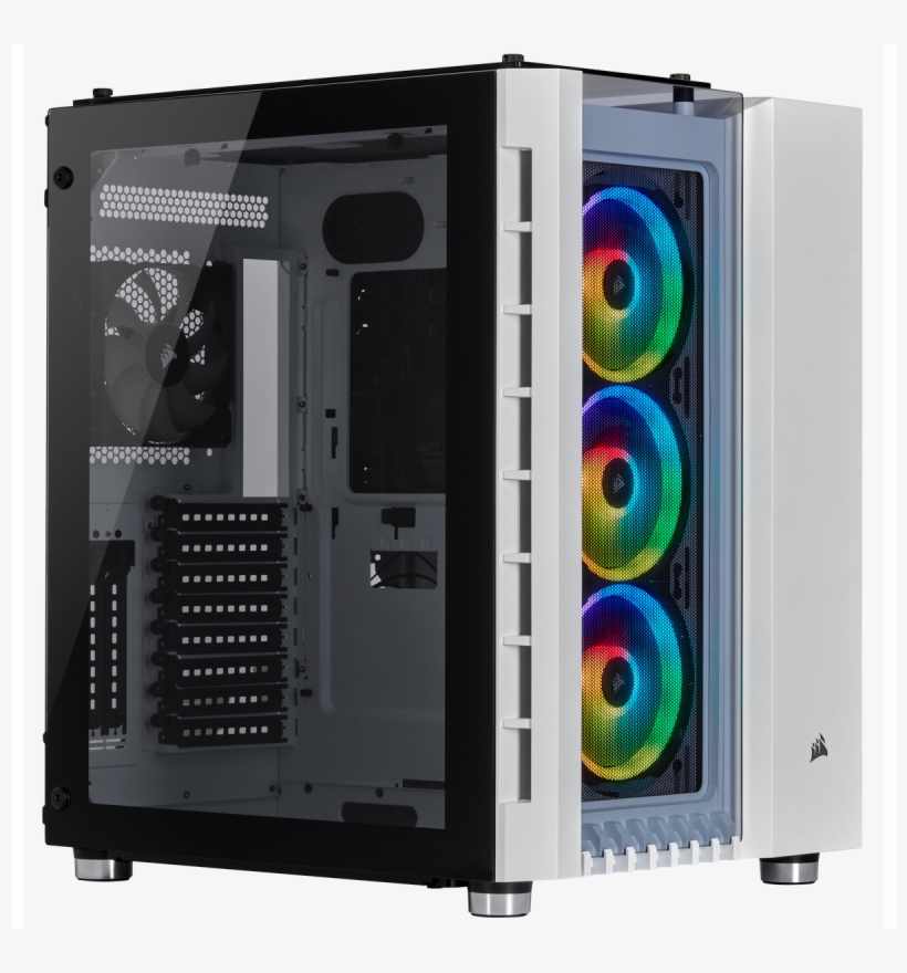 Corsair Crystal 680x Rgb High Airflow Atx Case - Corsair Crystal Series 570x Rgb, transparent png download