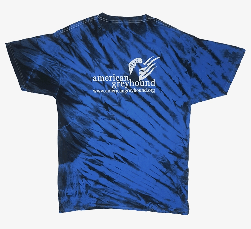 Blue/black Tiger Stripe Tie-dye - Active Shirt, transparent png download