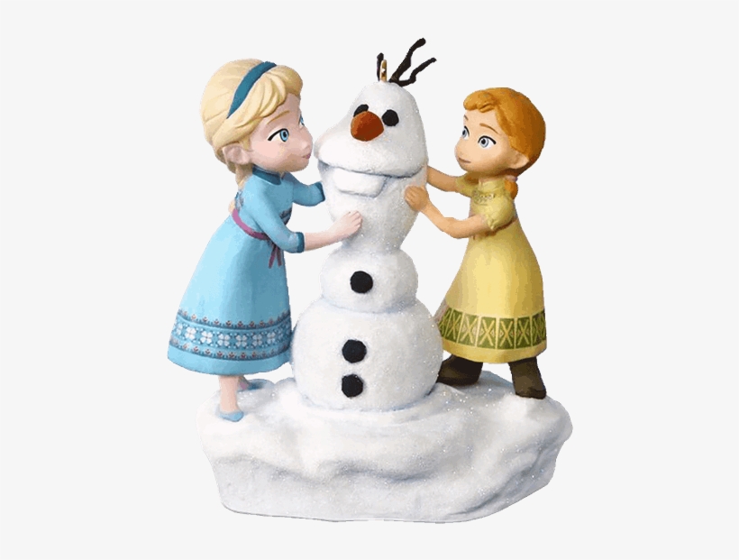 Frozen Elsa And Anna Build A Snowman Hallmark Hanging - Build A Snowman, transparent png download