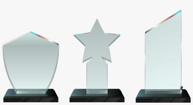 Svg Royalty Free Stock Window Glass Awards Transprent - Glass Star Trophy Png, transparent png download