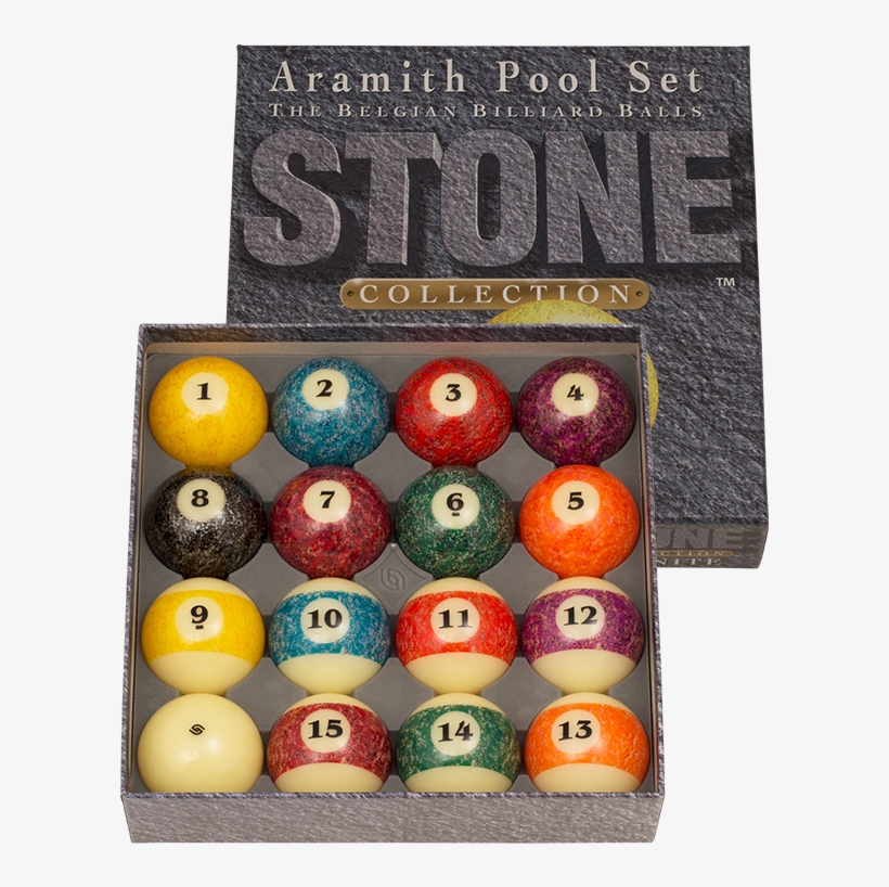 Aramith Stone Pool Ball Set - Aramith Pro Billiard Balls, transparent png download