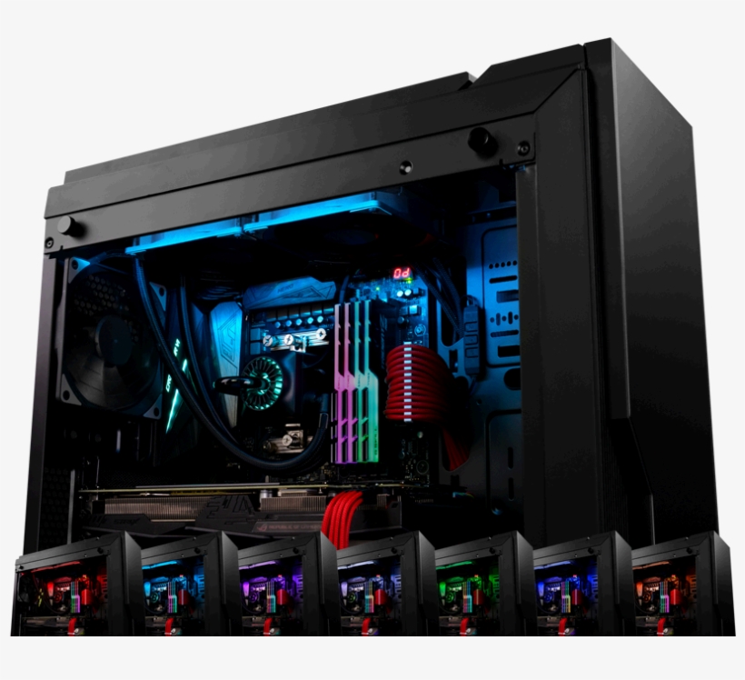Performance Benefits - Deepcool Captain 240 Ex Rgb Installed, transparent png download