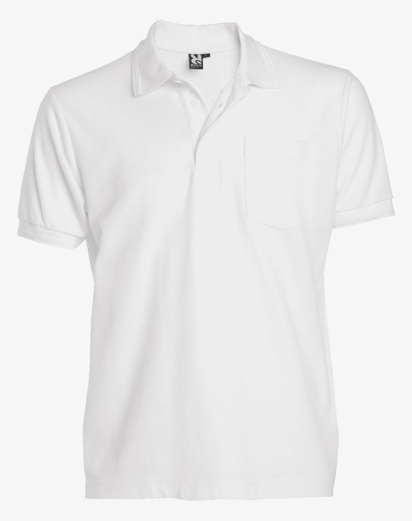 White Polo Shirt - Shirt, transparent png download