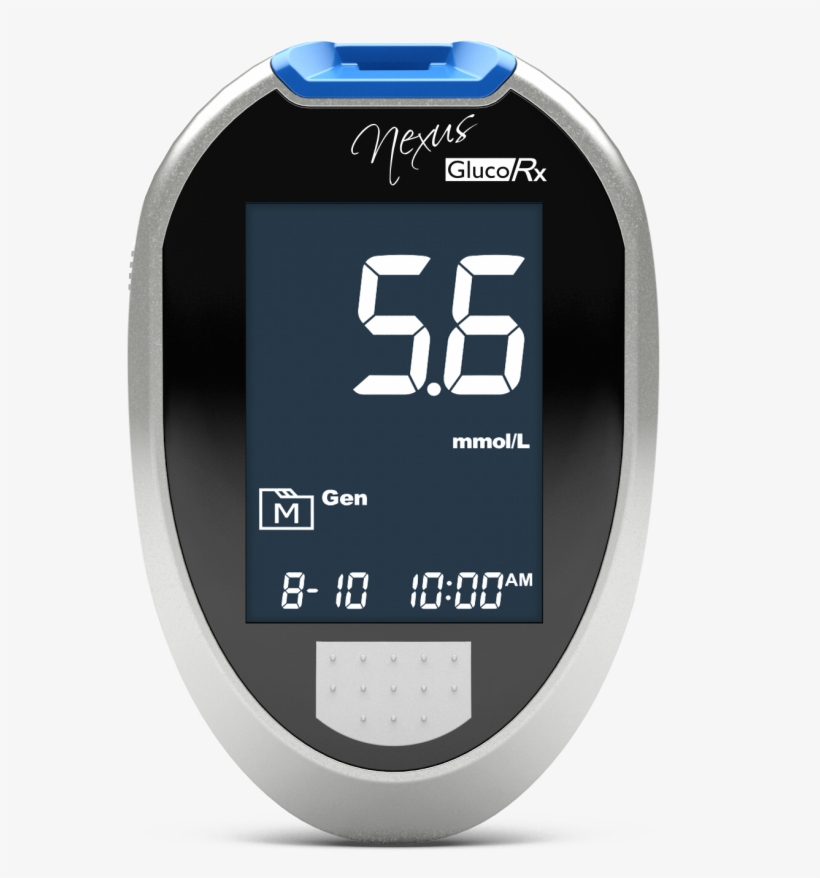 Glucorx Nexus Meter - Blood Sugar Monitoring Transparent, transparent png download